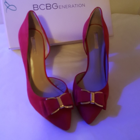 bcbgeneration red heels