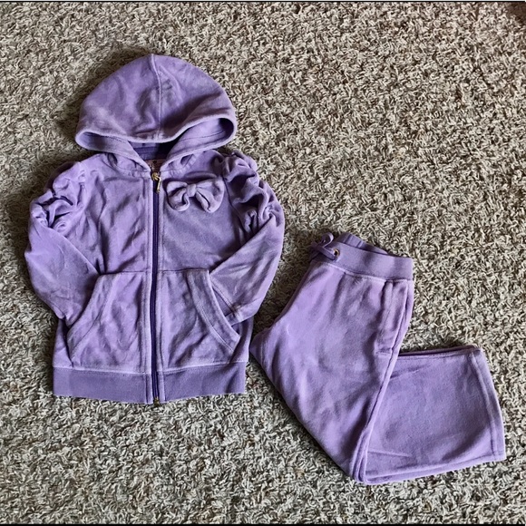 Magnificent Baby Velour Pants Jacket Two Piece Set Size 4T NWT Purple Lilac