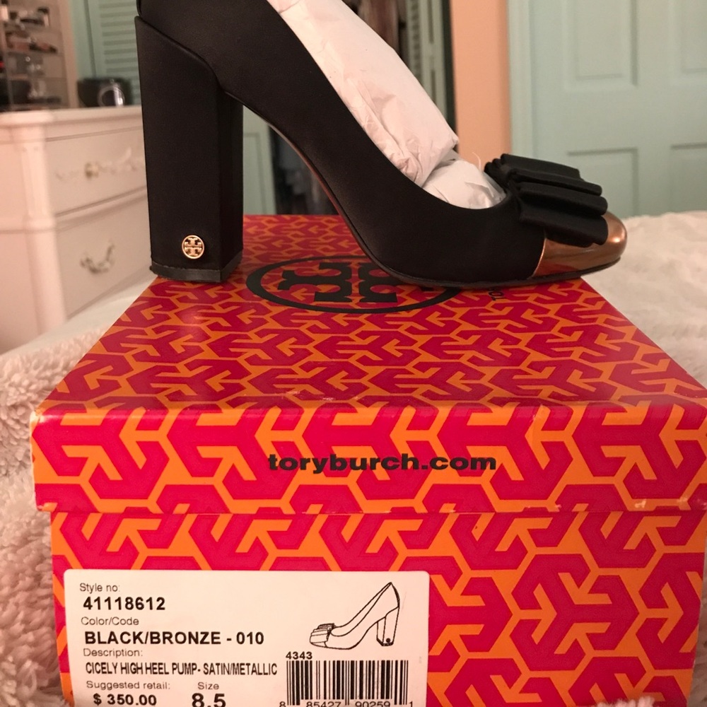Tory Burch Cicely High Heel Pump - Satin