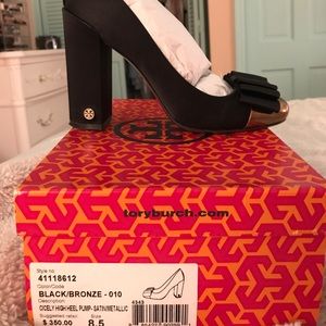 Tory Burch Cicely High Heel Pump - Satin
