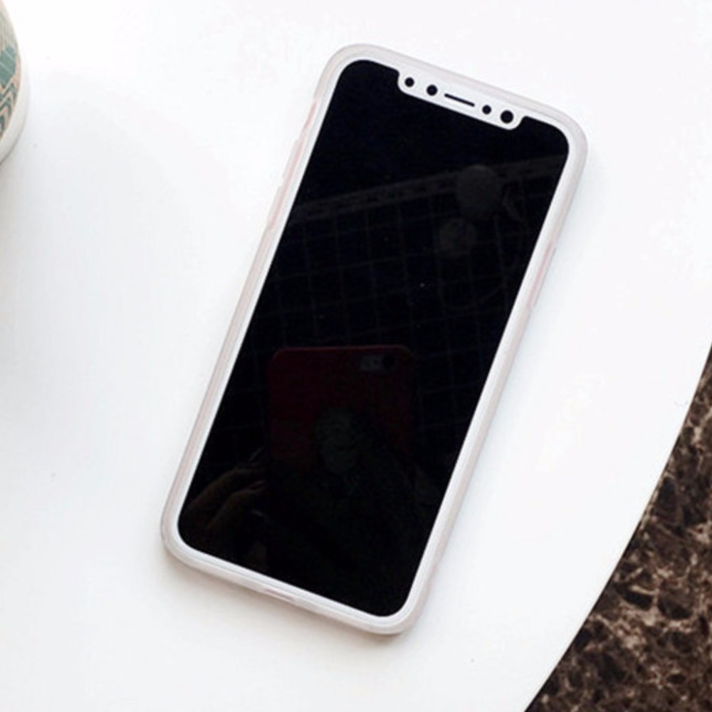 iPhone X White Marble Case - Picture 2 of 2