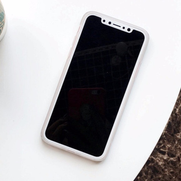 iPhone X White Marble Case - Picture 2 of 2