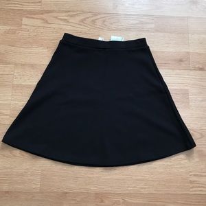 American Apparel Black Swing Skirt