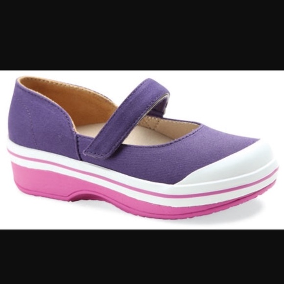 Dansko valentine canvas purple kids NIB - Picture 3 of 3