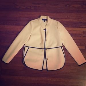 J.Crew modern tipped blazer