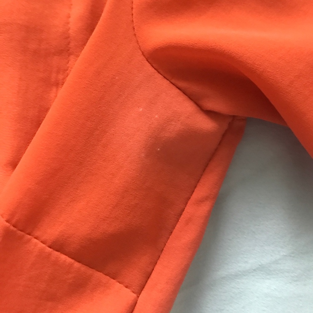 Long sleeve orange button down. - Picture 3 of 3