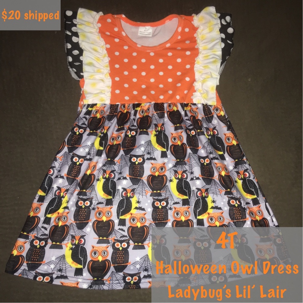 New Fall Owl 🦉 Dress Size 4T NWOT from supplier