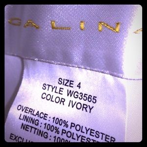 Galina size 4 wedding dress