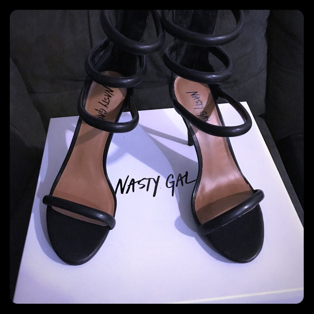 Strappy never worn heels