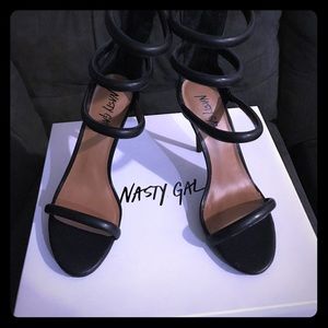 Strappy never worn heels