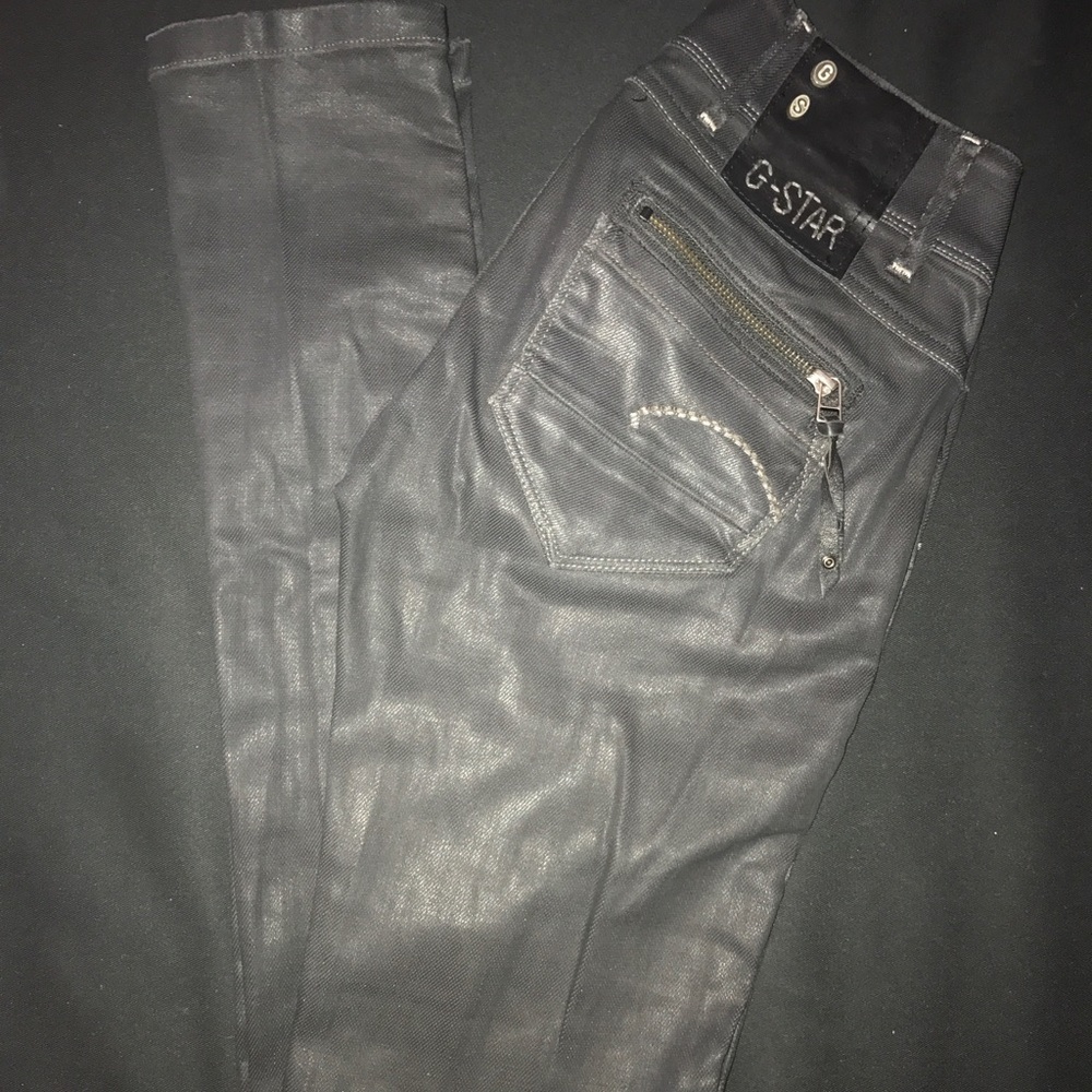G STAR RAW BLACK PANTS