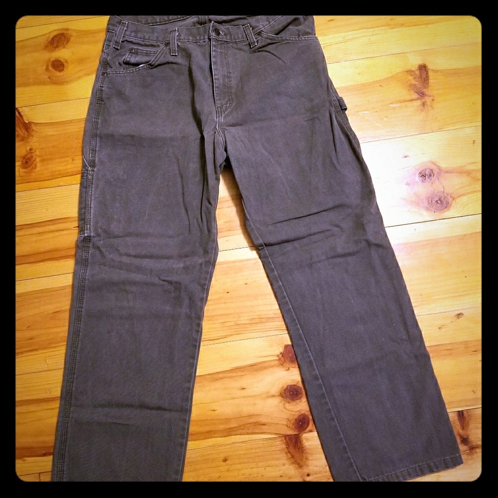 Gray Dickies Straight Cut Jeans