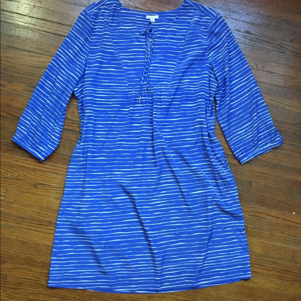GAP size XL Blue Striped Dress