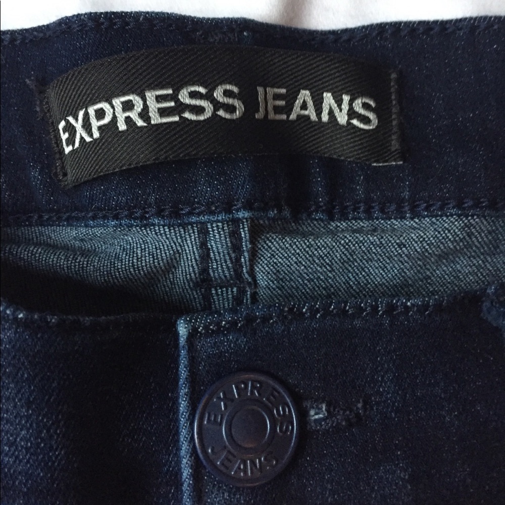High waisted express jeans