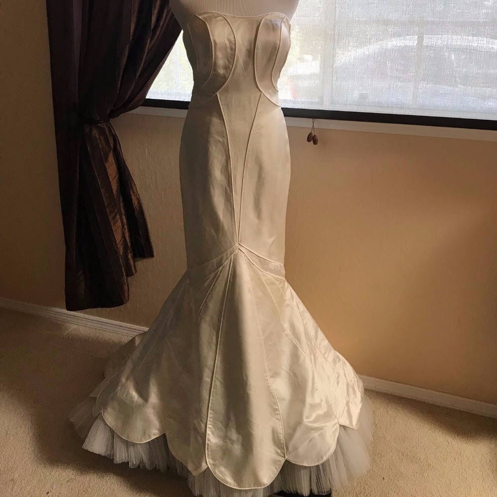 Matthew Christopher Lalique Wedding Dress