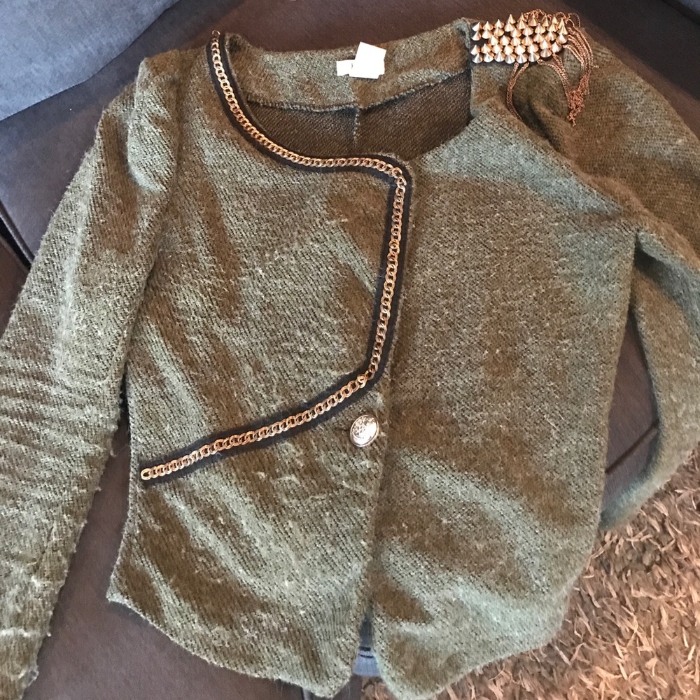 Studded women's blazer. One size fits all.