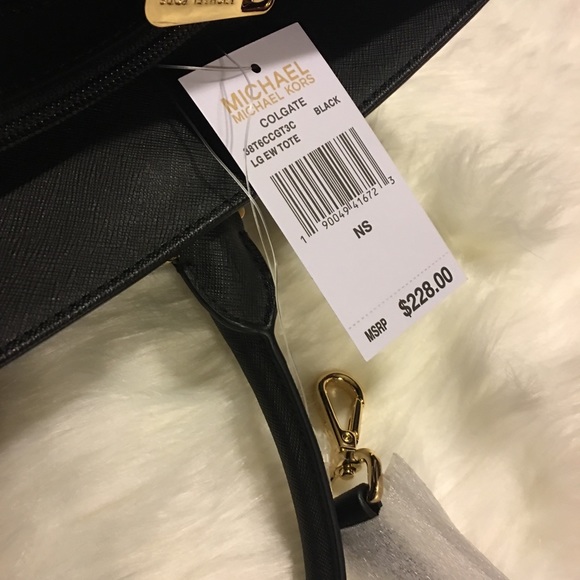 🌹SOLD🌹 Authentic Michael Kors Colgate Black Tote - Picture 7 of 8