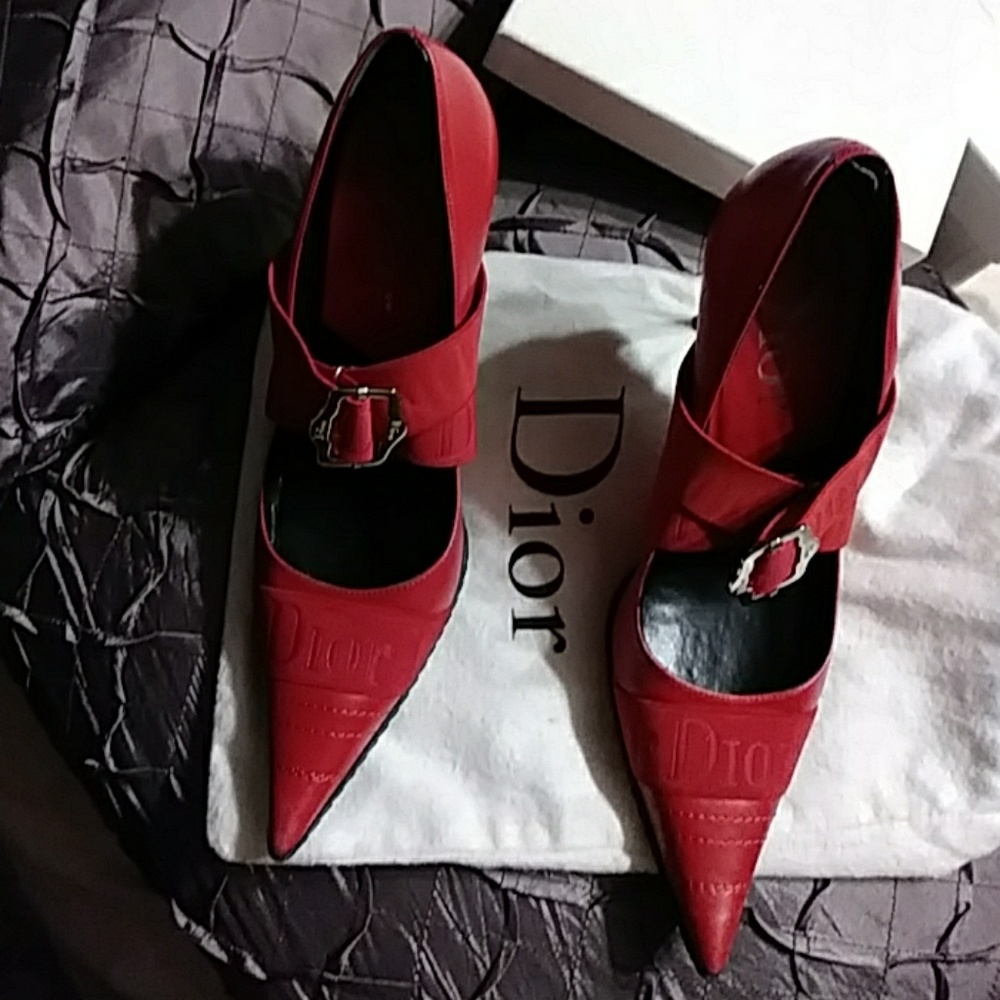 Dior Ruby Shoes stiletto rubber no skid sole