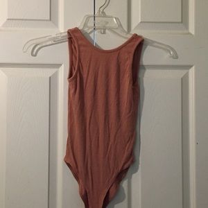 Women's bodysuits (salmon color)