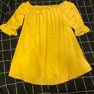 Forever21 Golden Yellow Dress