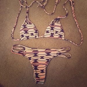Brand new acacia swimwear two piece bikini