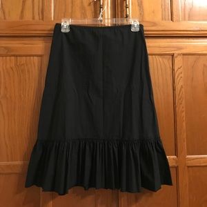 J. Crew black skirt