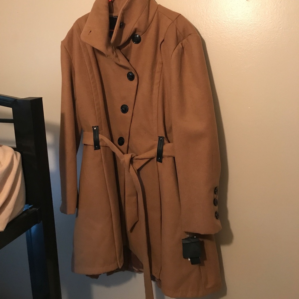 Steve Madden Tan Trench Coat Size 3X