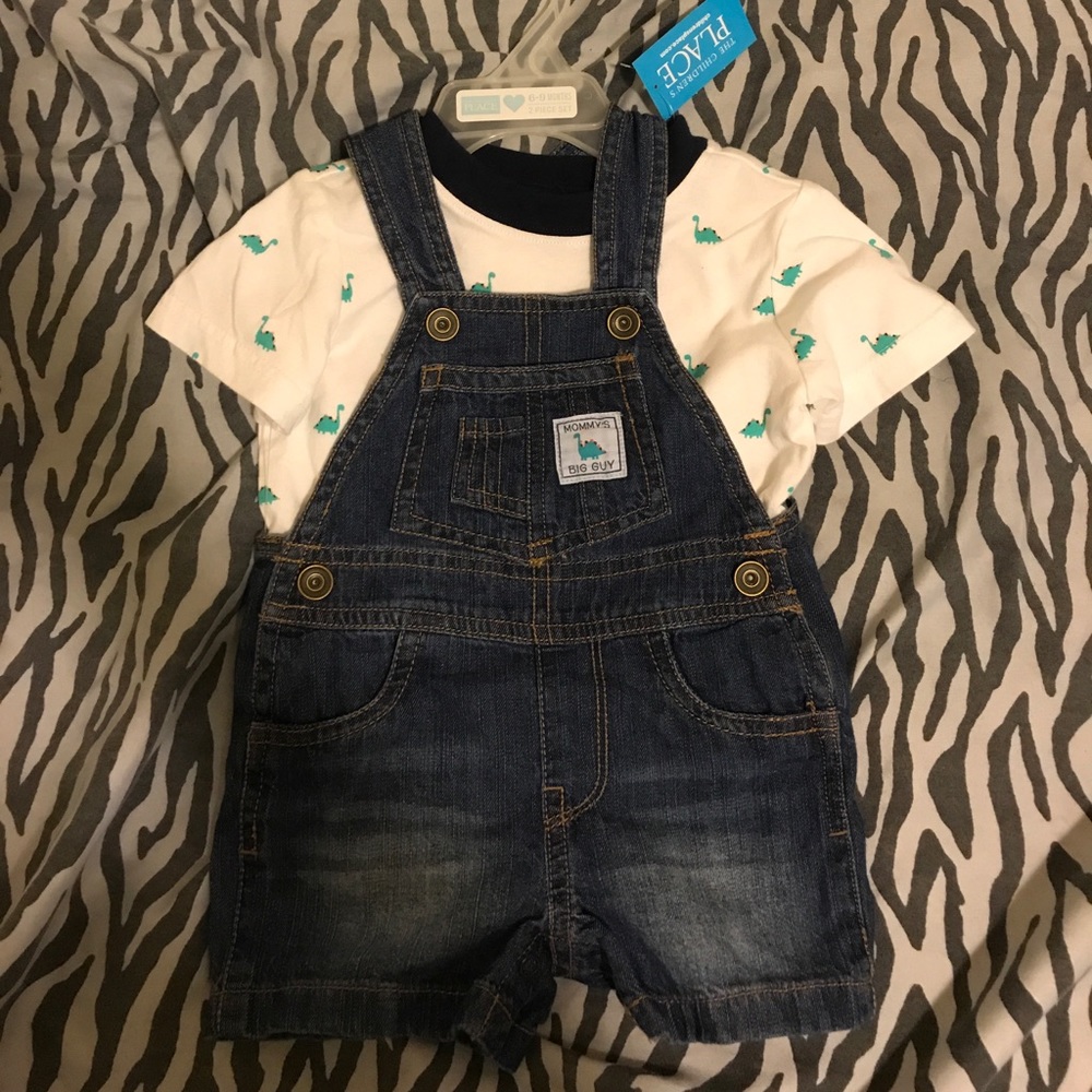 Baby boy overall set