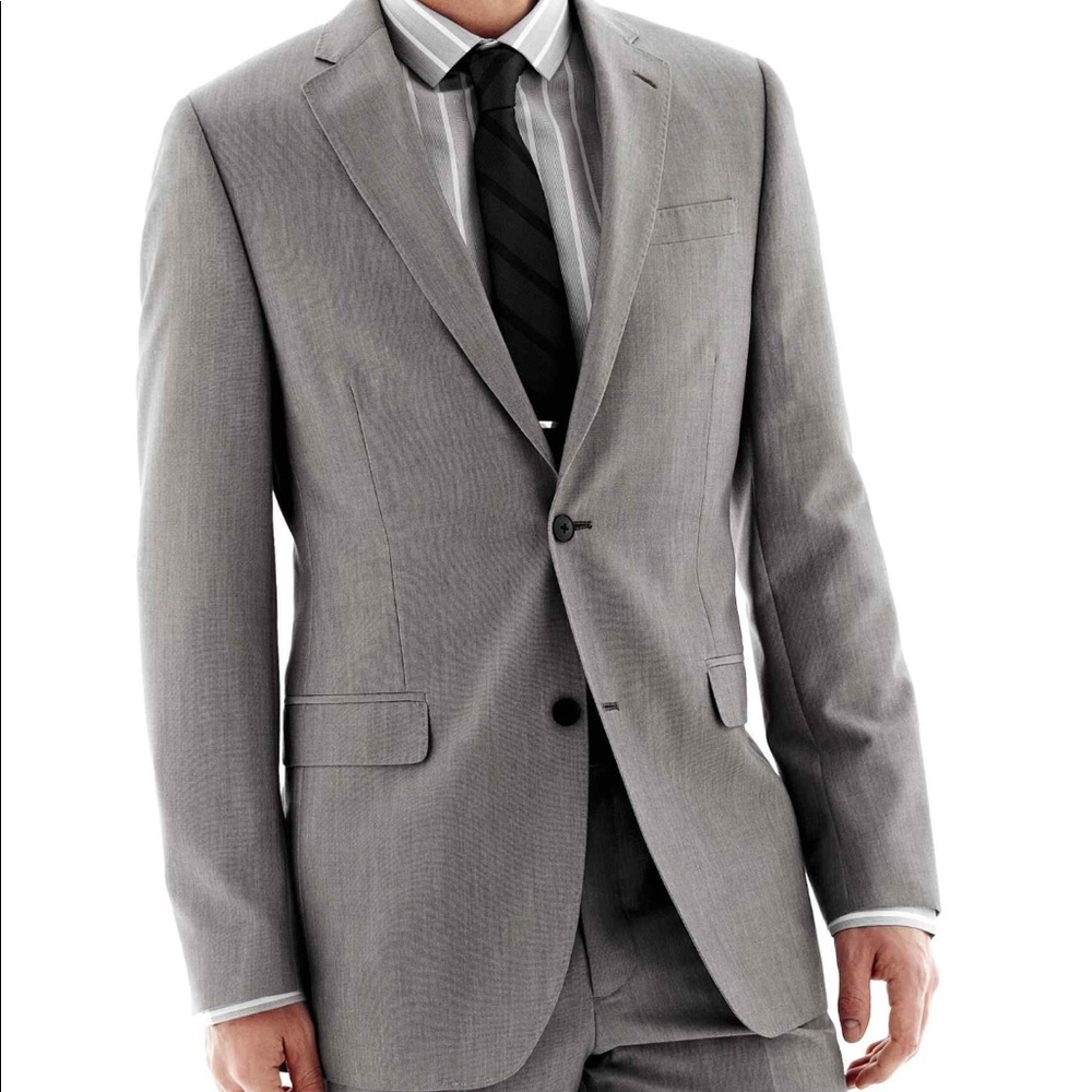 Standard Fit Gray J. Ferrar Blazer