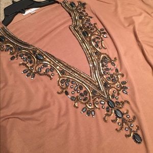 NWOT. Beautifully beaded tunic.
