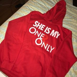 “She is My One & Only” pullover hoodie