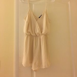 Forever 21 cream romper.