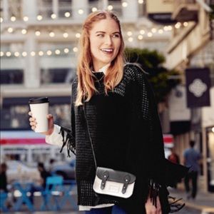 Perfect black poncho for fall