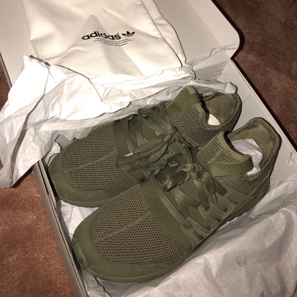 adidas Shoes - BRAND NEW CUSTOMIZED CAMO GREEN TUBULAR RADIAL