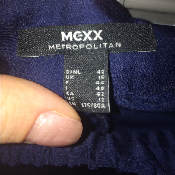 Navy Blue Floor-Length Skirt - Picture 2 of 2