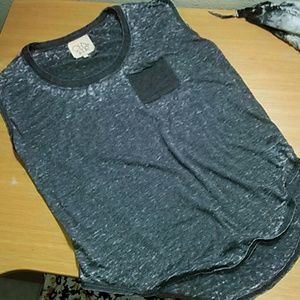 Chaser brand grey slouchy tunic