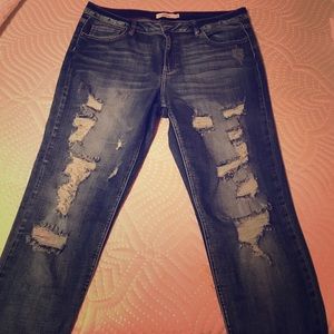 Distressed Cello Jeans Size 14