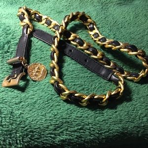 Chain and Leather Belt