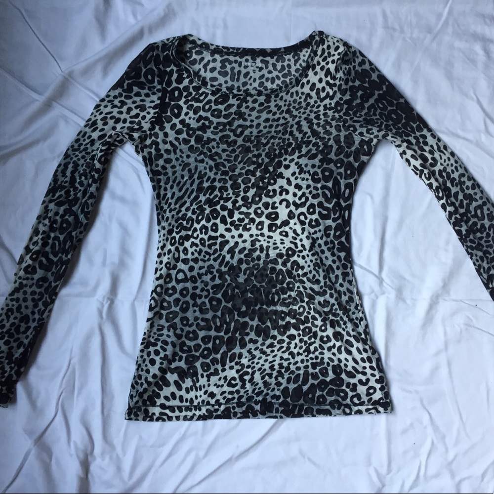 Cheetah print long sleeve