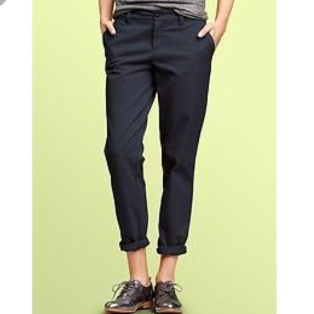 Washed dark grey/blue khakis from Gap