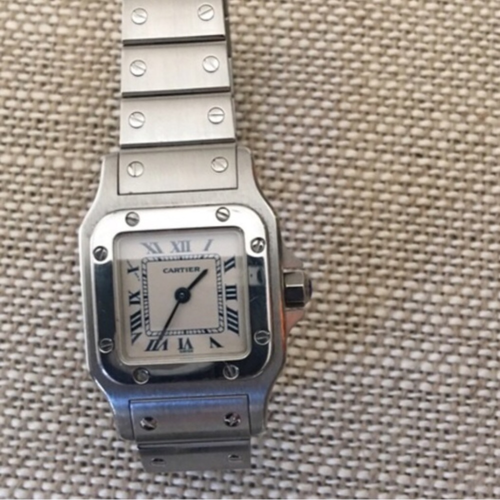 Santos de Cartier Galbée watch. 100% authentic - Picture 3 of 6