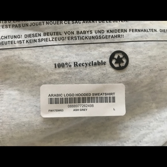 F/W2017 Supreme Arabic logo hoodie - Picture 5 of 5