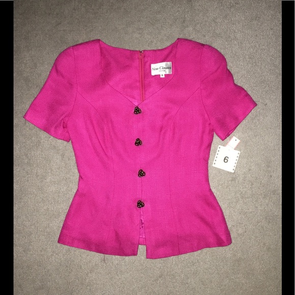 NY CLASSIC Pink Dress Set. Vintage. NWT - Picture 7 of 8