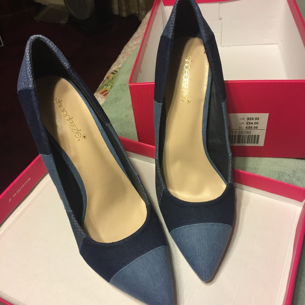 Blue Jean stilettos