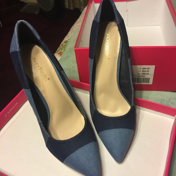 denim stilettos