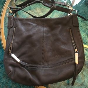 B. Makowsky grey hobo bag - heavily used obo