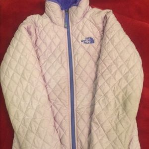 Girls NorthFace reversible jacket
