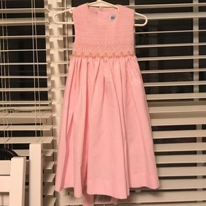 Pink Smocked Dress