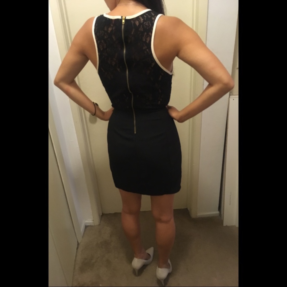 Chic ASTR dress with lace back