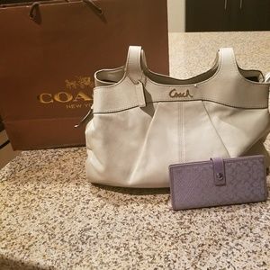 Coach bag and coach Billfold
